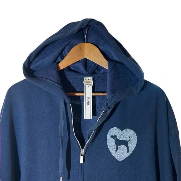 Victoria’s Secret PINK Limited Edition Dog Campus Full Zip Hoodie - Picture 5 of 10